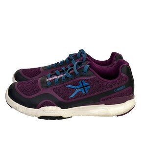 Kuru Carrera Shoes Womens 8.5 Purple Black Walking Athletic Sneakers 202213